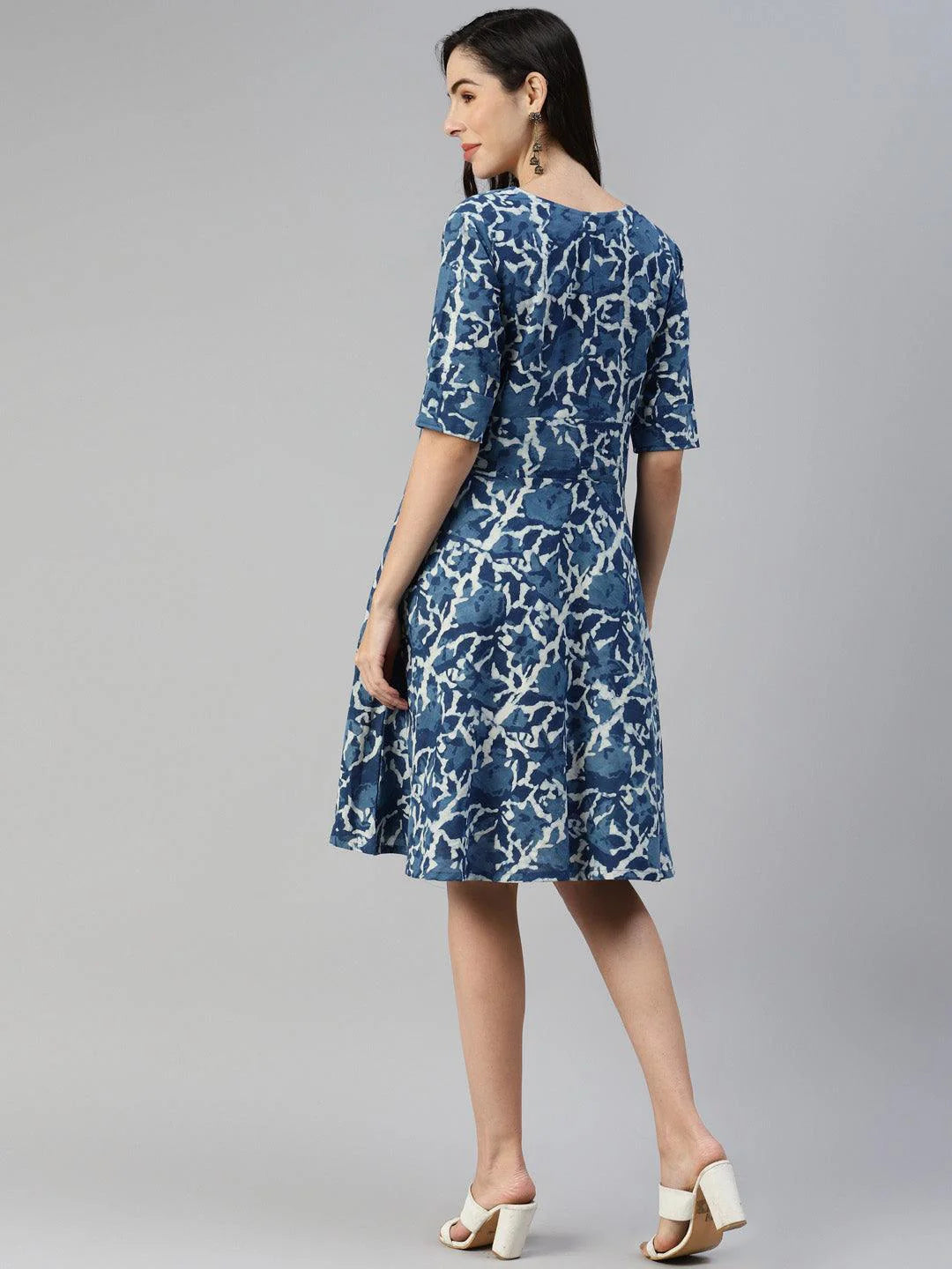 Hand Block Printed Short Dress