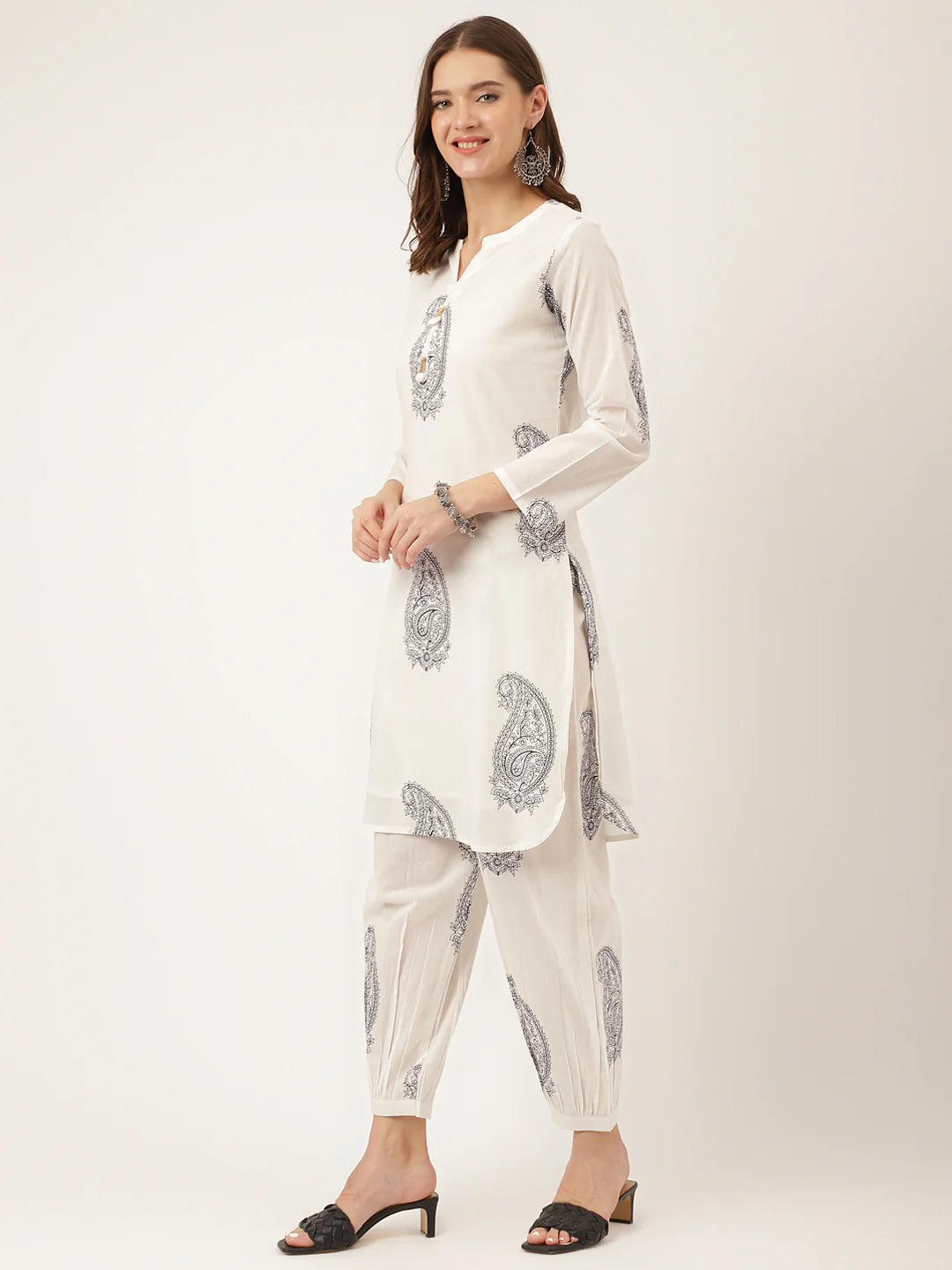Paisley Print Pure Cotton Co-ord Set