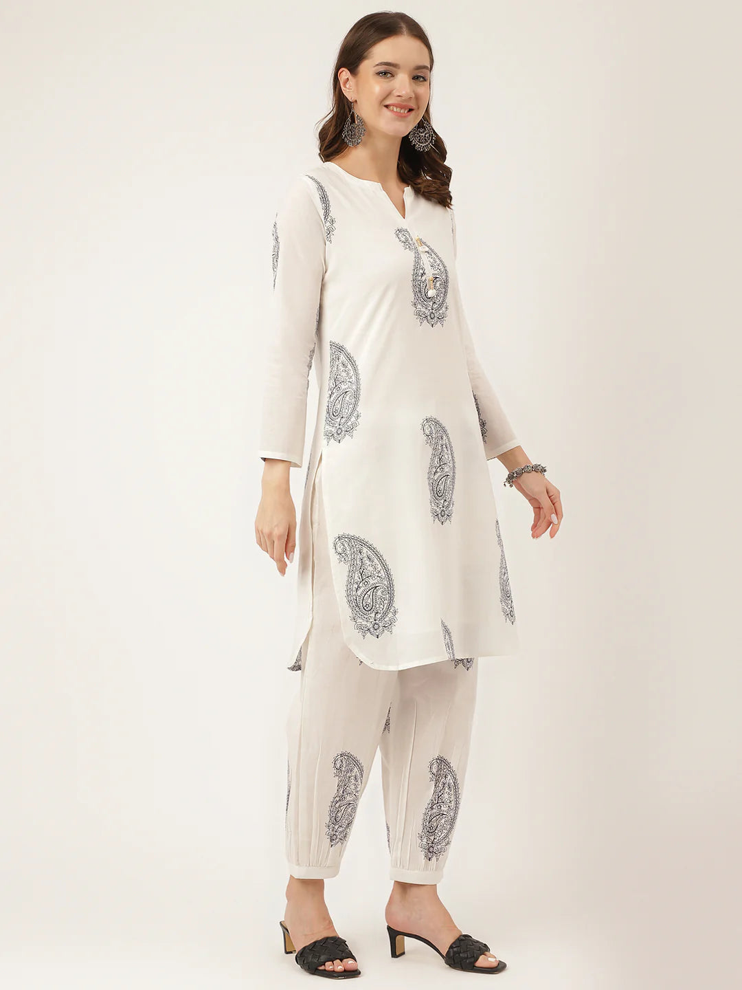 Paisley Print Pure Cotton Co-ord Set